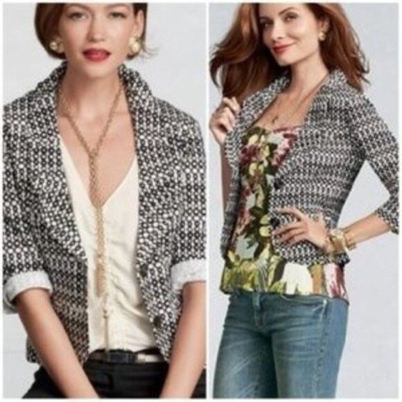 CAbi Du Jour Blazer Jacket Style # 298 - Picture 1 of 7